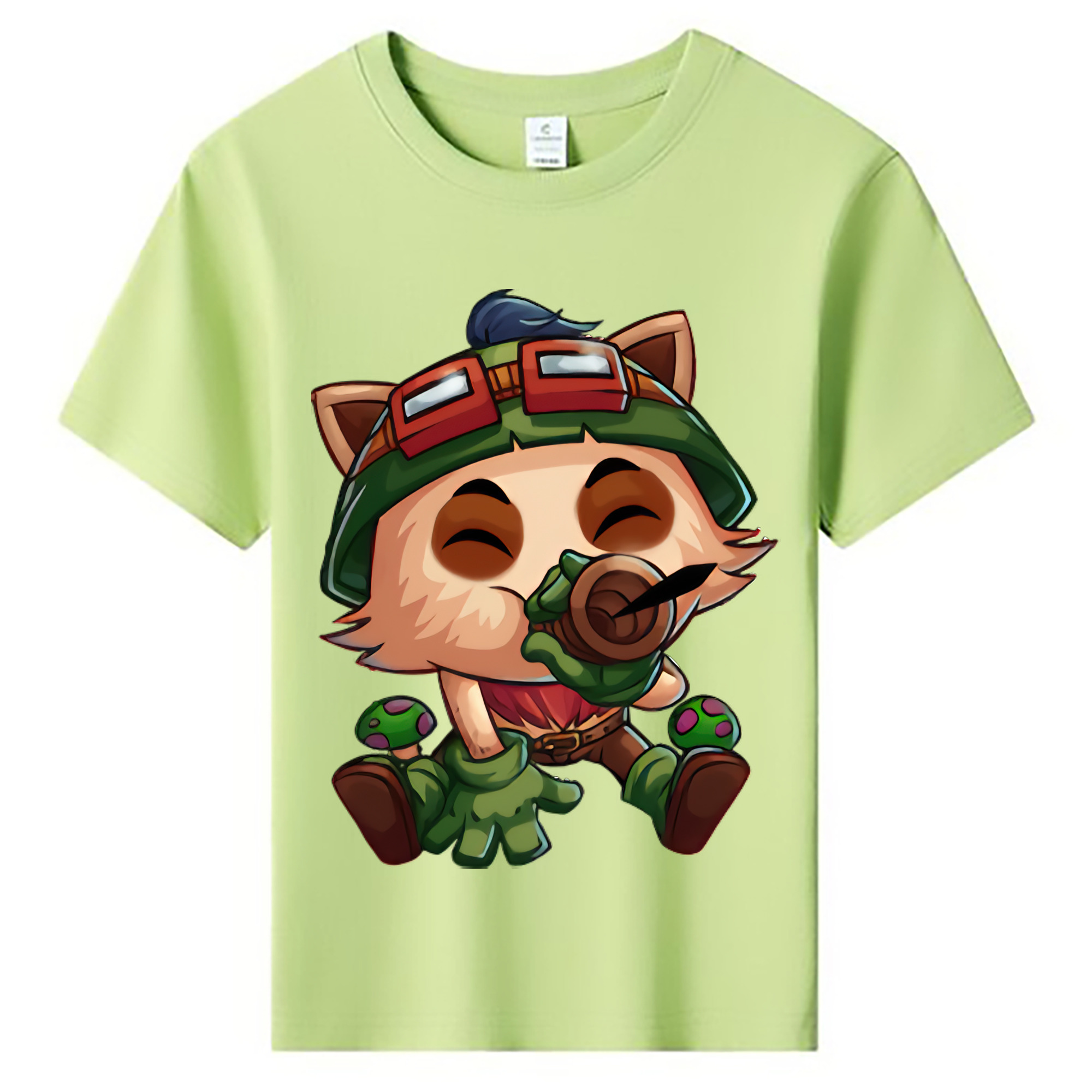 （画像用） リーグ・オブ・レジェンド League of Legends LOL 綿100％キッズTシャツ（フロントプリント）